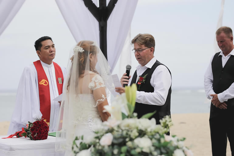 christian wedding bali