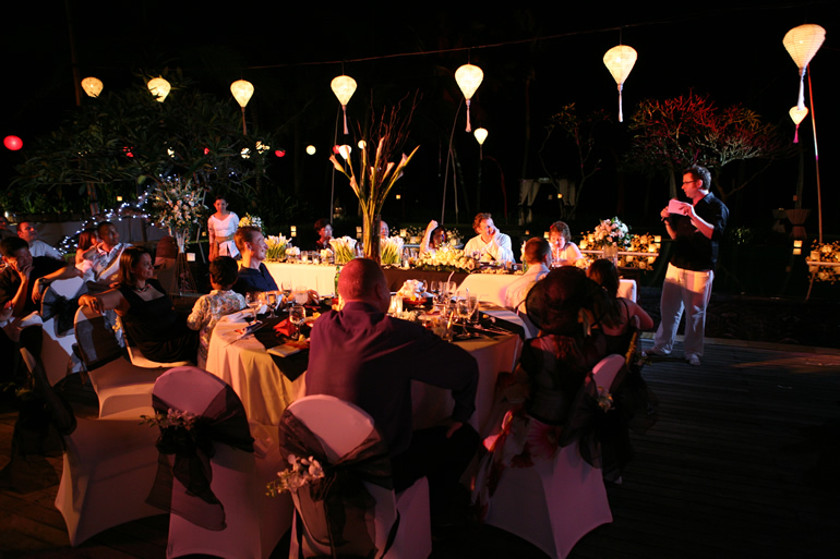 nusa dua restauant wedding